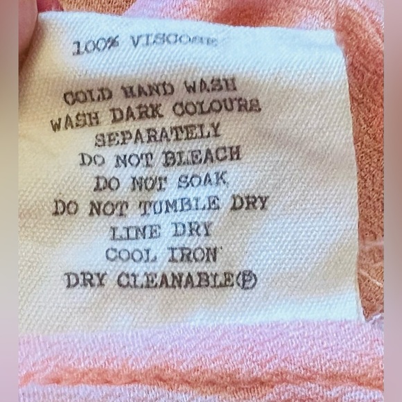 NWT Spell Island Bonita Kimono Peach OS - Picture 8 of 9